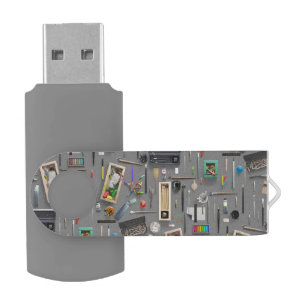 Artist's supplies flash drive