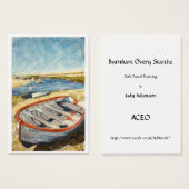 Artists Trading Card, Open Edition, Norfolk Dinghy (Front & Back)