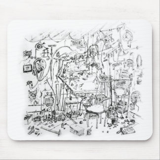 Artist's Work Bench | Gene Young Mouse Pad