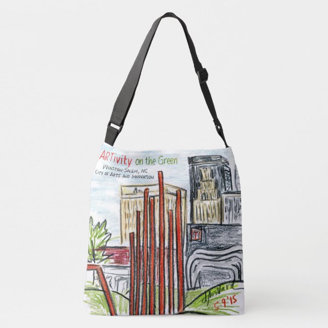 ARTivity on the Green All-Over Print Tote Bag (Back)