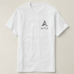 Artix greyscale logo brand left on chest T-Shirt