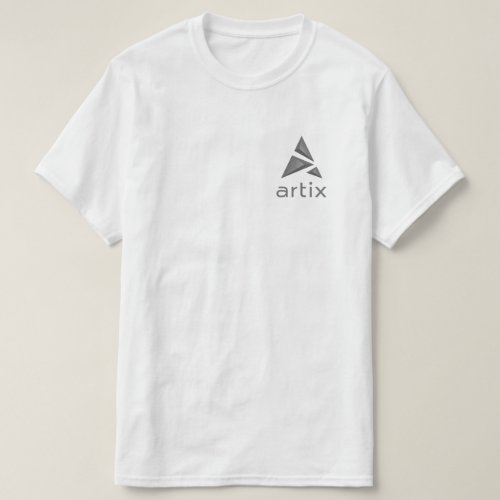 Artix greyscale logo brand left on chest T_Shirt