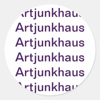 Artjunkhaus Splash-Art Jeff Hankamer Artjunkhaus Classic Round Sticker