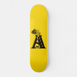ArtKSZP Logo mit Kleine Golem Skateboard Deck