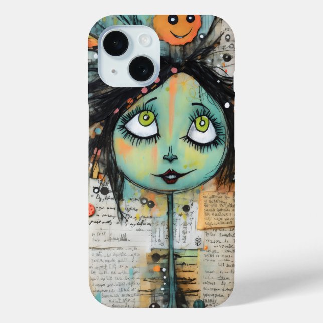 ArtLady Awesome and distressed Case-Mate iPhone Case (Back)