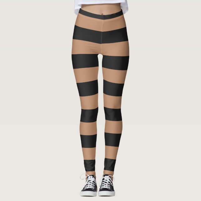 Artmixer (Strip Color Fashion) #23 Leggings (Front)