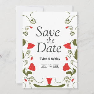 Arts and Craft Boho Elegant Wedding Invitation
