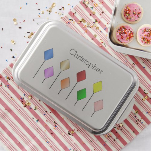 Arts And Crafts Design Personalised Cake Pan