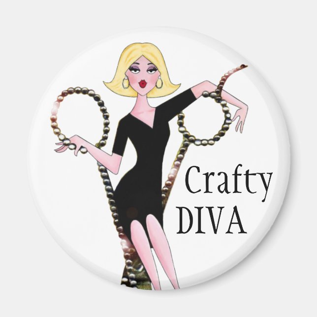 Arts and Crafts DIVA magnet (Front)