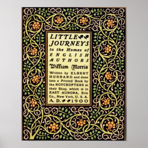 Arts And Crafts movement 1900 book cover design Poster