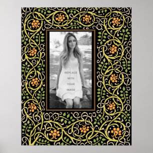 Arts and Crafts Movement Antique Border Poster
