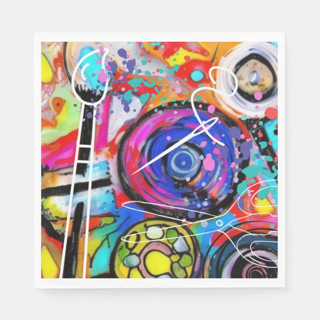 Arts and Crafts  Napkins (Front)