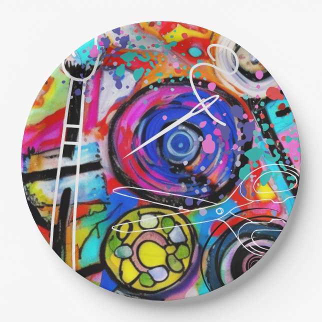 Arts and Crafts Paper Plates (Front)