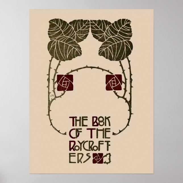 Arts And Crafts Roycroft book by Elbert Hubbard Poster (Front)