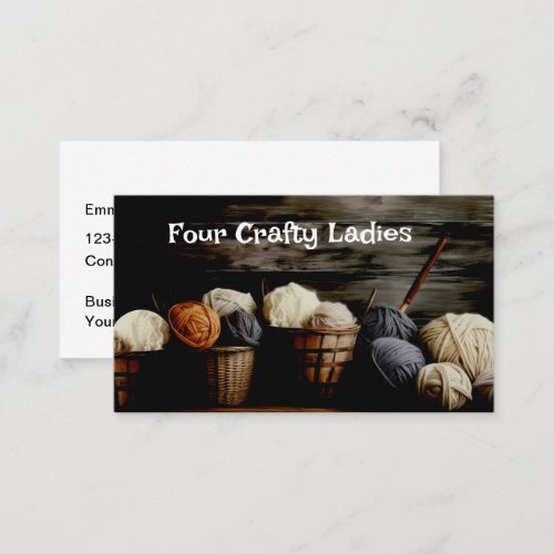 Arts And Crafts Theme Business Cards