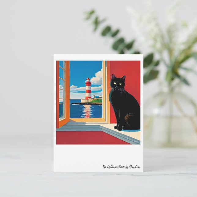 Arts & Cats Postcard (Standing Front)