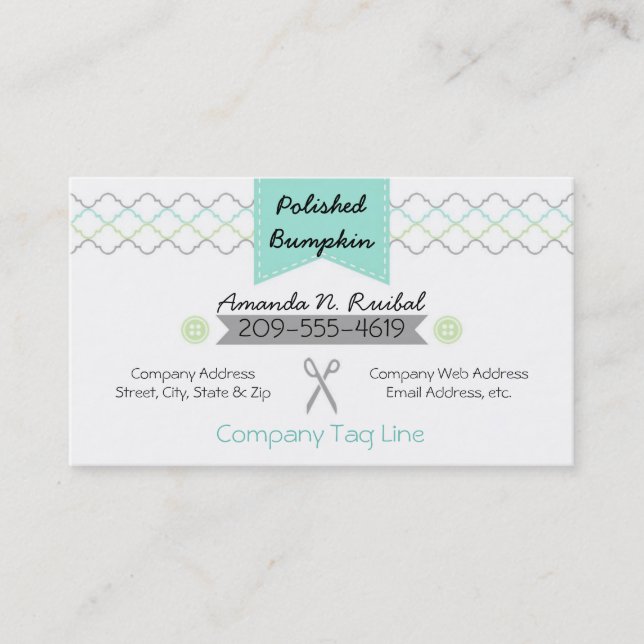 Arts & Crafts Business Card (Front)