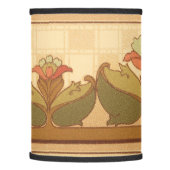 Arts & Crafts, Craftsman or Mission Style Flowers Lamp Shade (Left)