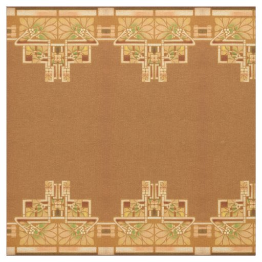 Arts & Crafts, Craftsman or Mission Style Foliage Fabric