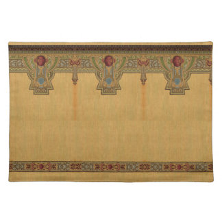 Arts & Crafts, Craftsman or Mission Style Roses Cloth Placemat