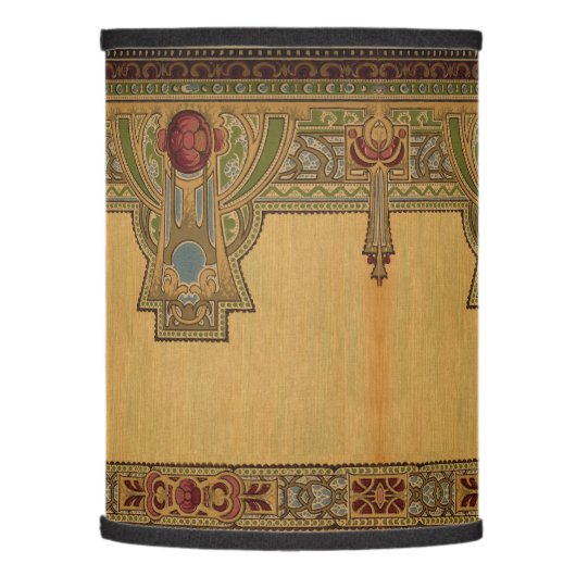 Arts & Crafts, Craftsman or Mission Style Roses Lamp Shade (Left)