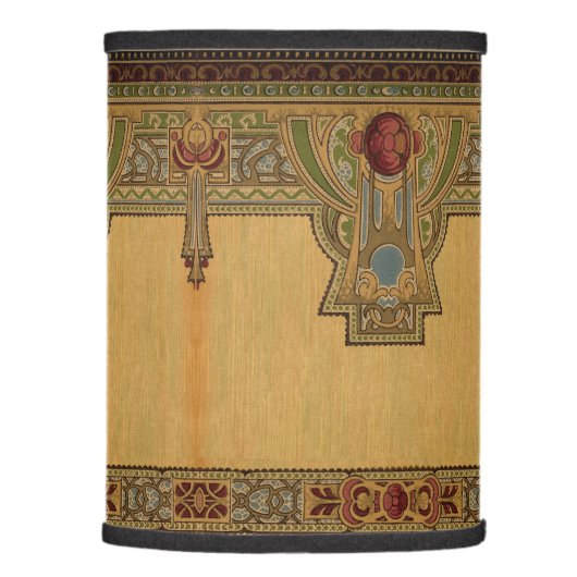 Arts & Crafts, Craftsman or Mission Style Roses Lamp Shade (Right)