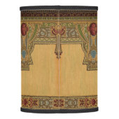 Arts & Crafts, Craftsman or Mission Style Roses Lamp Shade (Back)