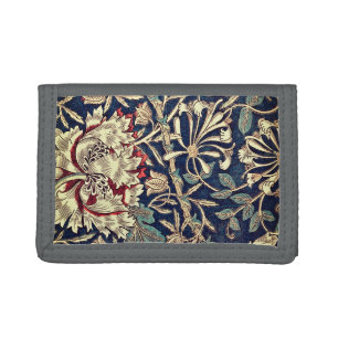 Arts & Crafts Floral Trifold Wallet