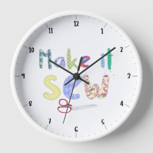 ARTS CRAFTS MAKE IT SEW CLOCK