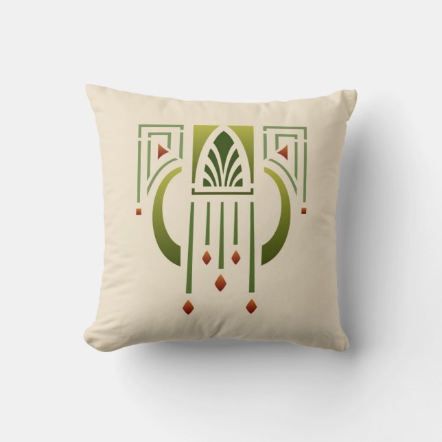 Arts & Crafts Pendant #5 Throw Pillow (Front)
