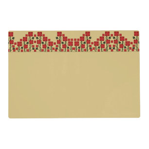 Arts & Crafts Rose Garden Placemat