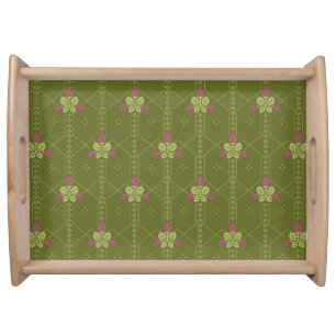 Arts & Crafts Strawberries Serving Tray
