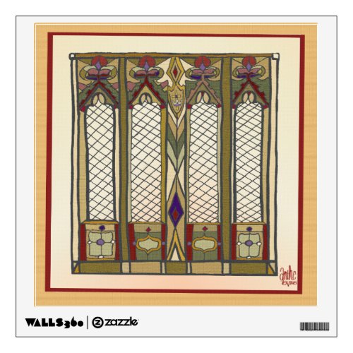 Arts  Crafts Style Wal Decal Wall Sticker