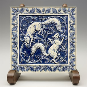 Arts & Crafts Wall Decor Ceramic Tile