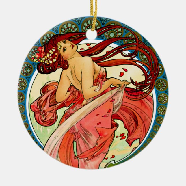 Arts Dance Ceramic Ornament (Front)