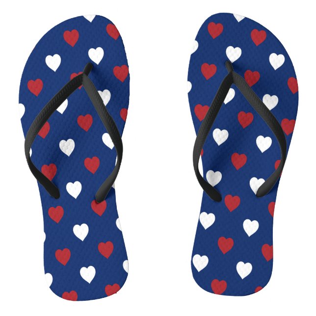 Arts for Hearts Heart Health Clipart Heart Crayon  Flip Flops (Footbed)