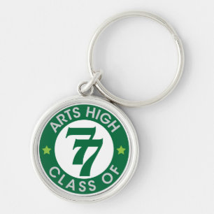 Arts High School Class of 77 Logo Keychain