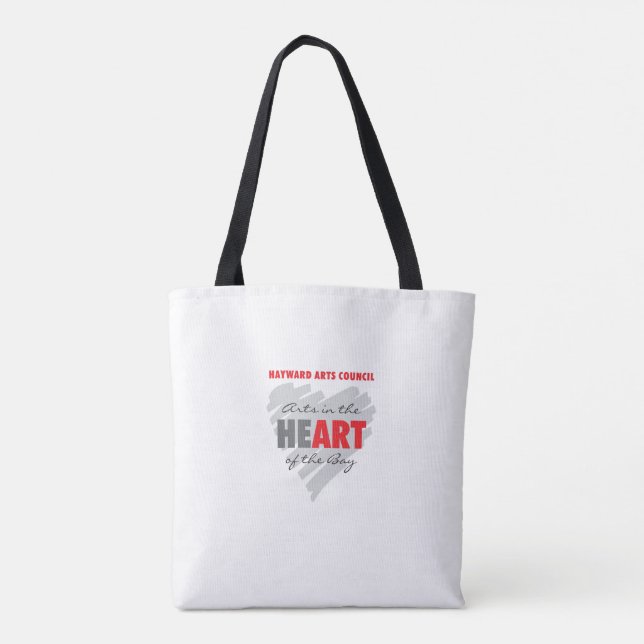 Arts in the Heart of the Bay Tote Bag (Back)