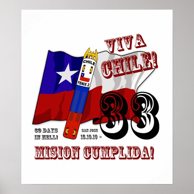 Arts To The World! - Viva Chile Mision Cumplida! Poster (Front)