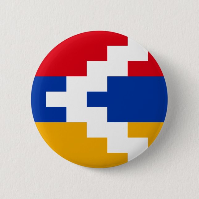 Artsakh (Nagorno-Karabakh) Flag Pinback Button (Front)