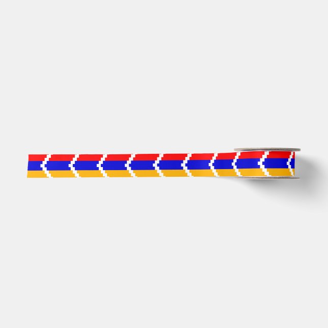 Artsakh (Nagorno-Karabakh) Flag Satin Ribbon (Front)