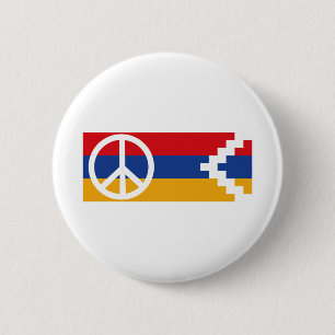 Artsakh Policy Peace & Freedom Button