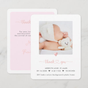 ArtsApp Baby Shower Thank You+Birth Announcement