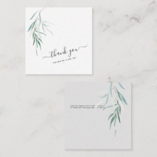 ArtsApp Hanging Willow Eucalyptus Thank You Note Card
