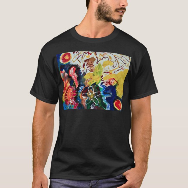Artsy, abstract bohemian art T-Shirt (Front)