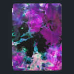 Artsy Abstract Modern Black Purple Tie Dye iPad Pro Cover<br><div class="desc">This artsy and abstract pattern is perfect for the modern hipster. It features a bright purple and black bohemian tie-dye pattern. It's cool, unique, and trendy! ***IMPORTANT DESIGN NOTE: For any custom design request such as matching product requests, color changes, placement changes, or any other change request, please click on...</div>