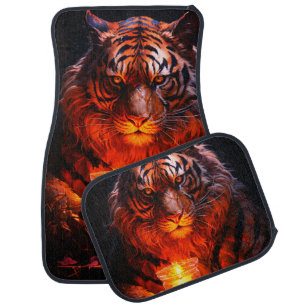 Artsy Ai Tiger Car Floor Mat