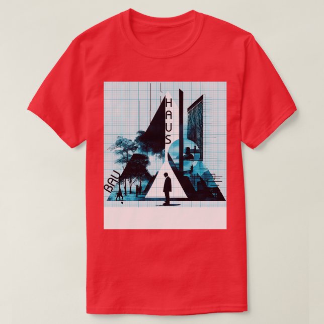 Artsy Architecture 06 BlW T-Shirt (Design Front)