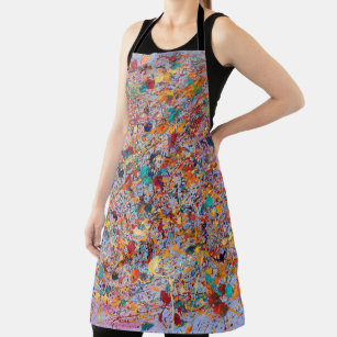 Artsy Artistic abstract Paint stains  Apron