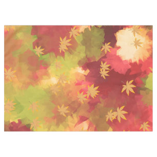 Artsy Autumn Leaves Tablecloth